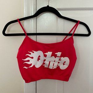Red Ohio State Tailgate Gameday Tank Top *WORN ONCE*